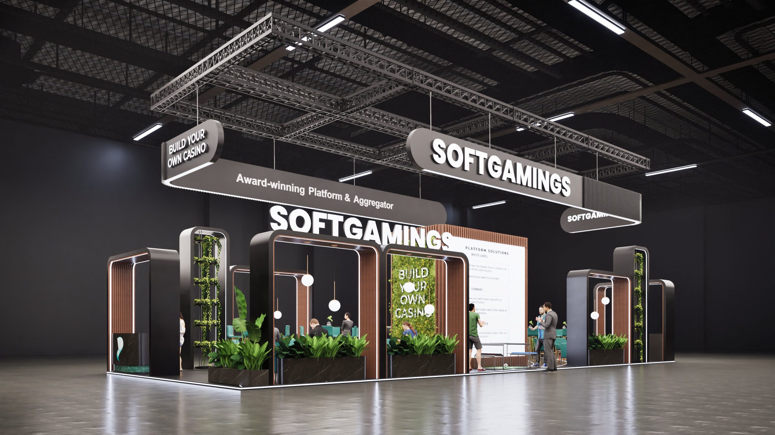 Soft Gamings Exhibition Stand | 126sqm