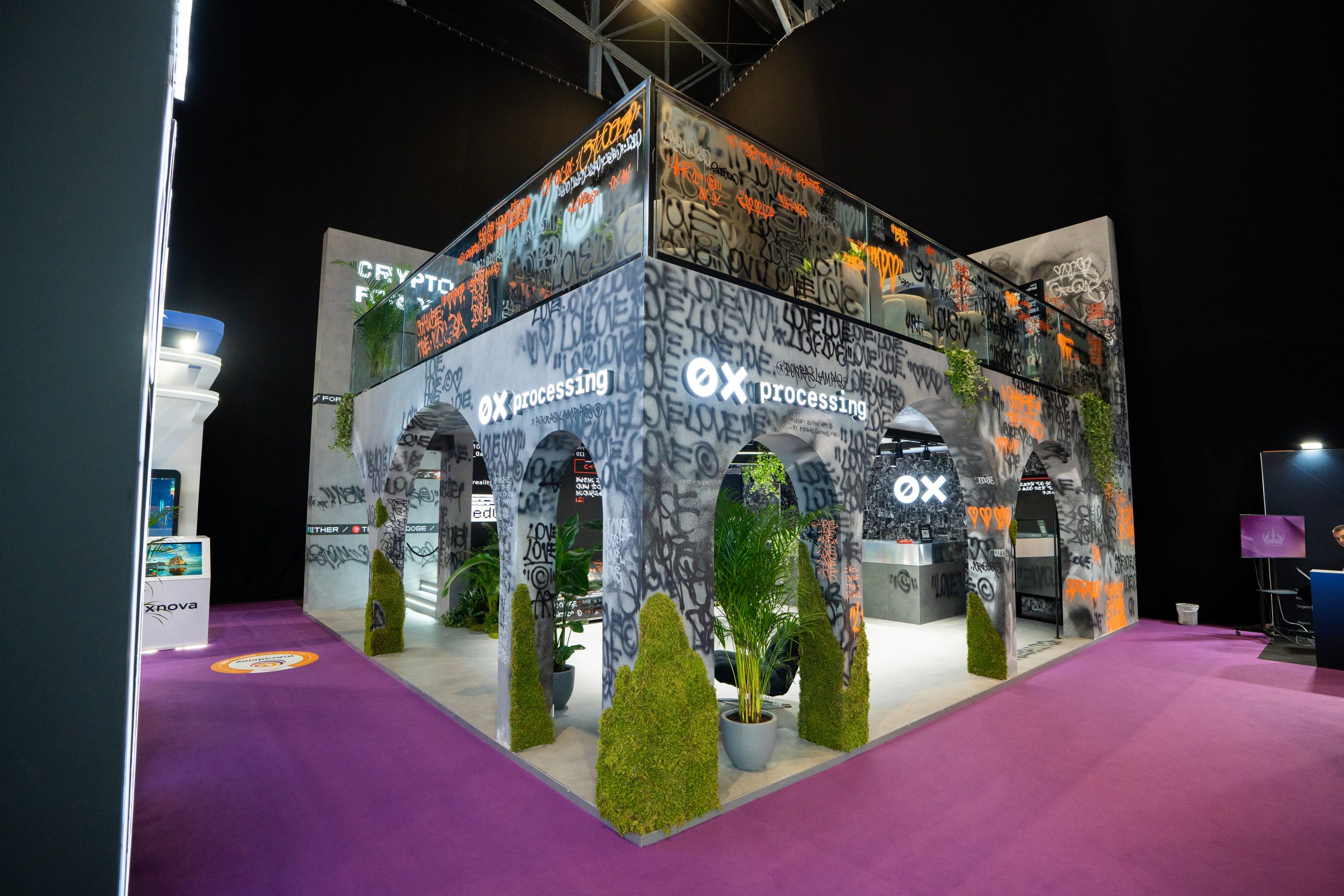 0X Processing Exhibition Stand | 76.5sqm