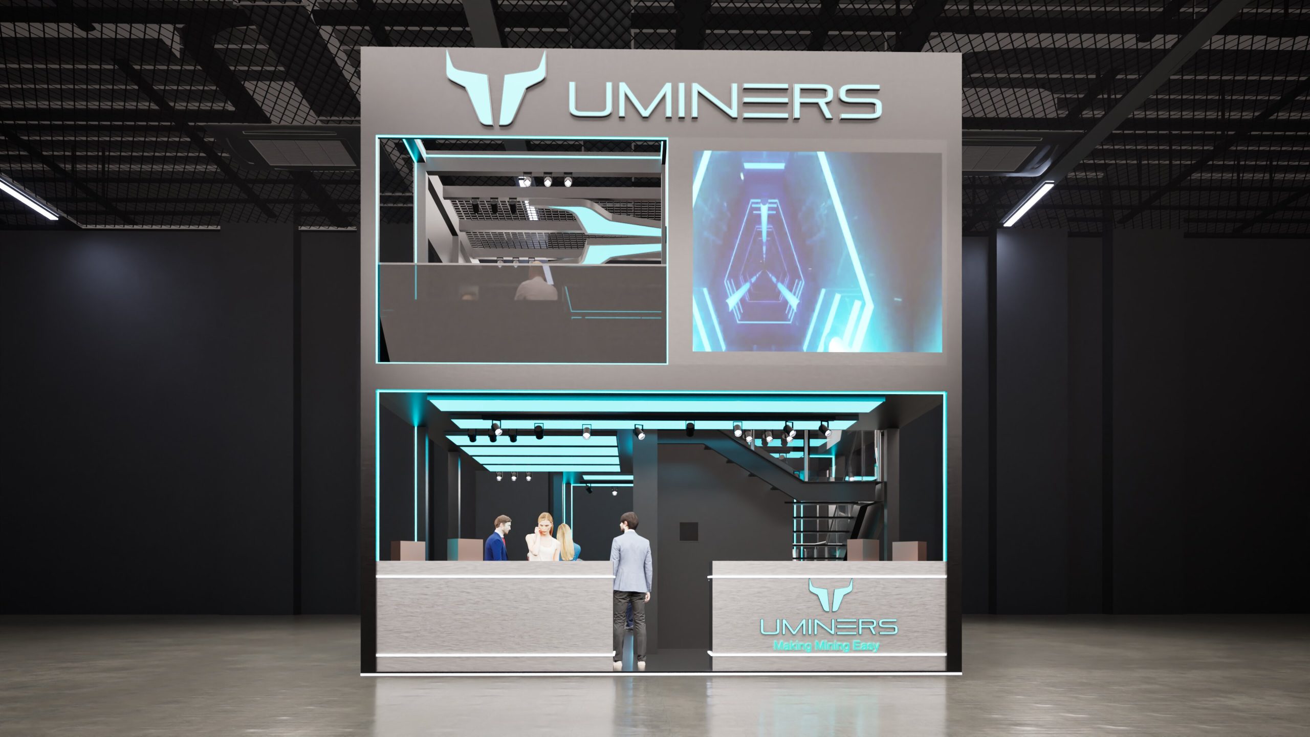 Uminers Exhibition Stand | 60sqm