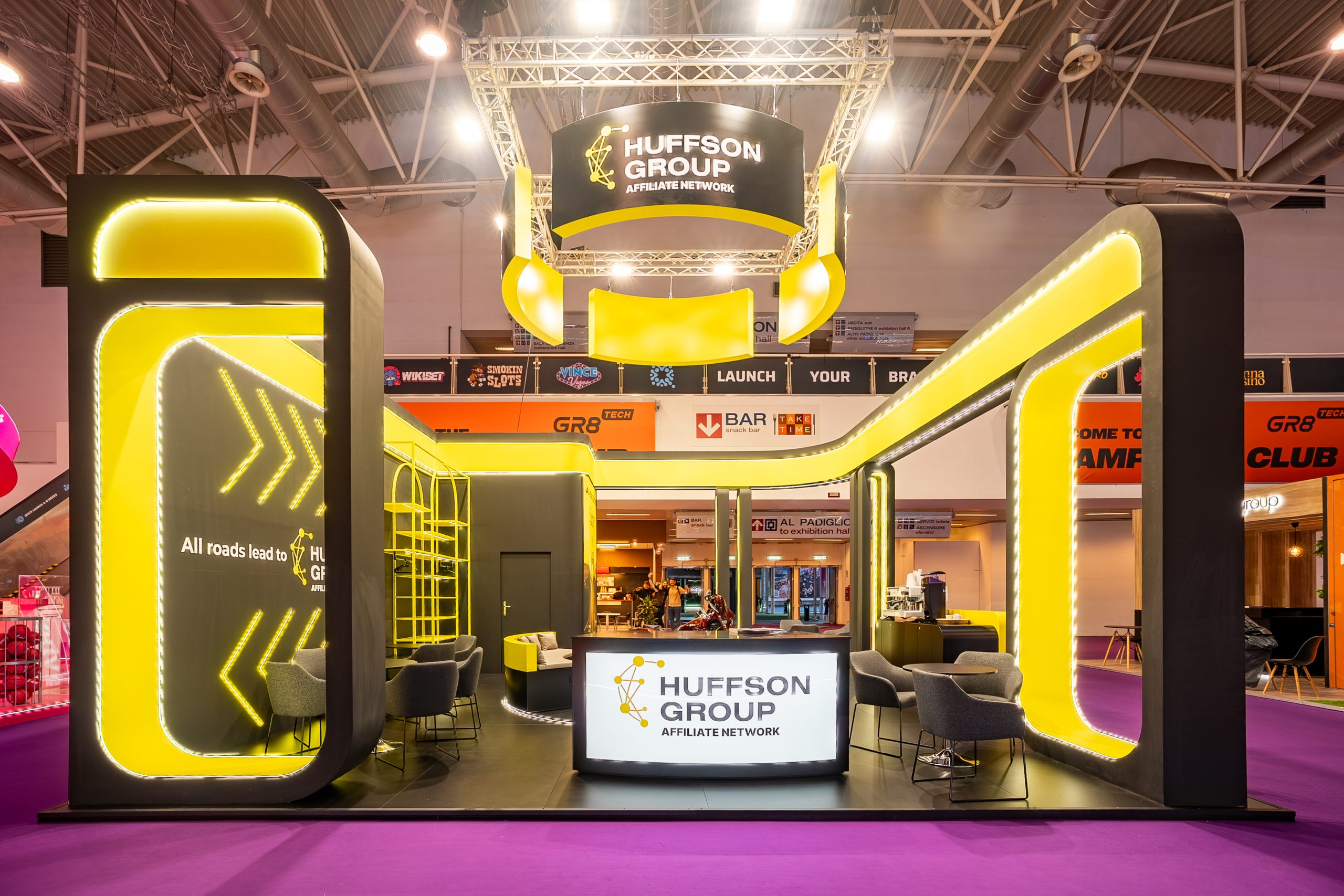 Huffson Group Exhibition Stand | 60sqm