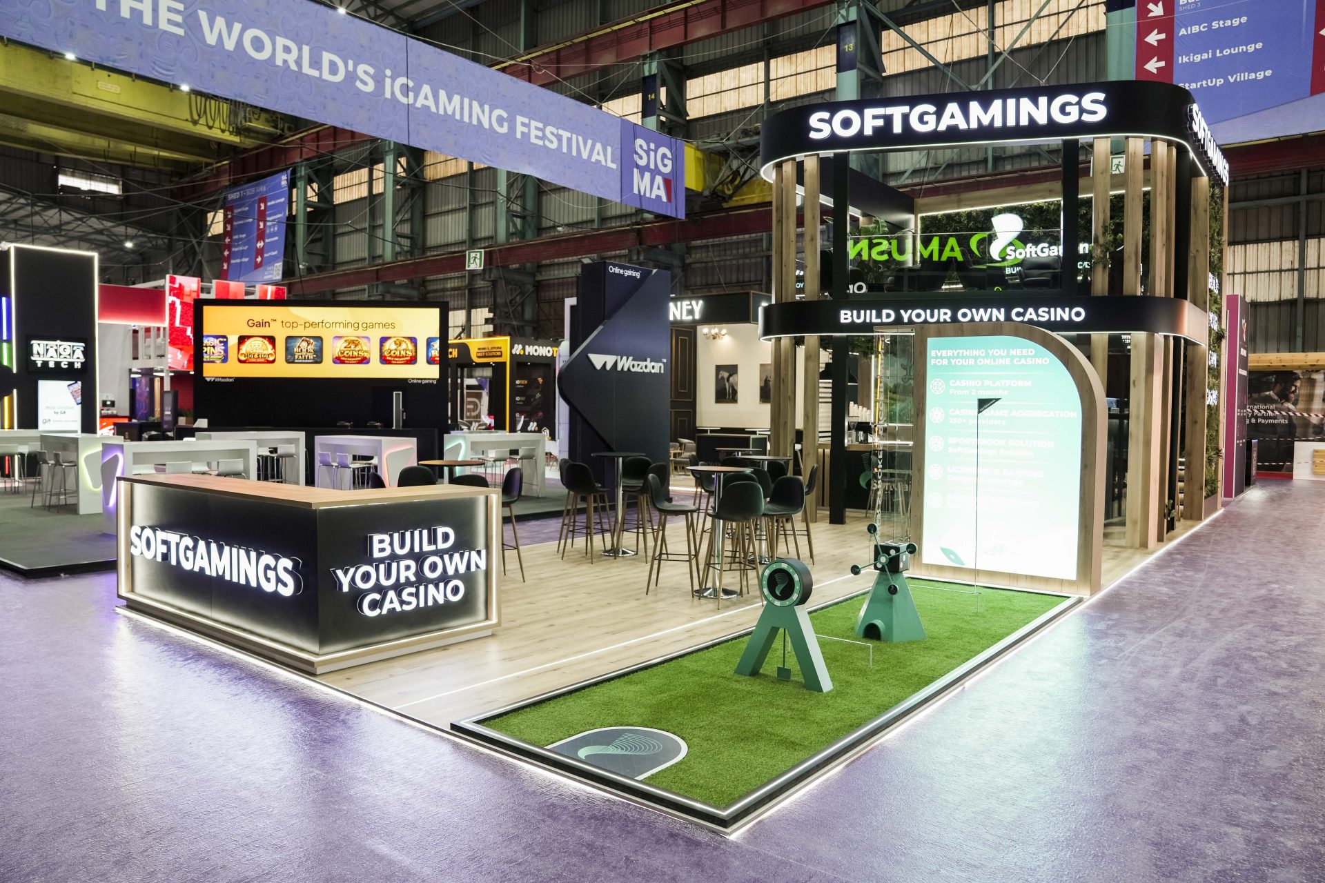 SoftGamings Exhibition Stand | 93sqm
