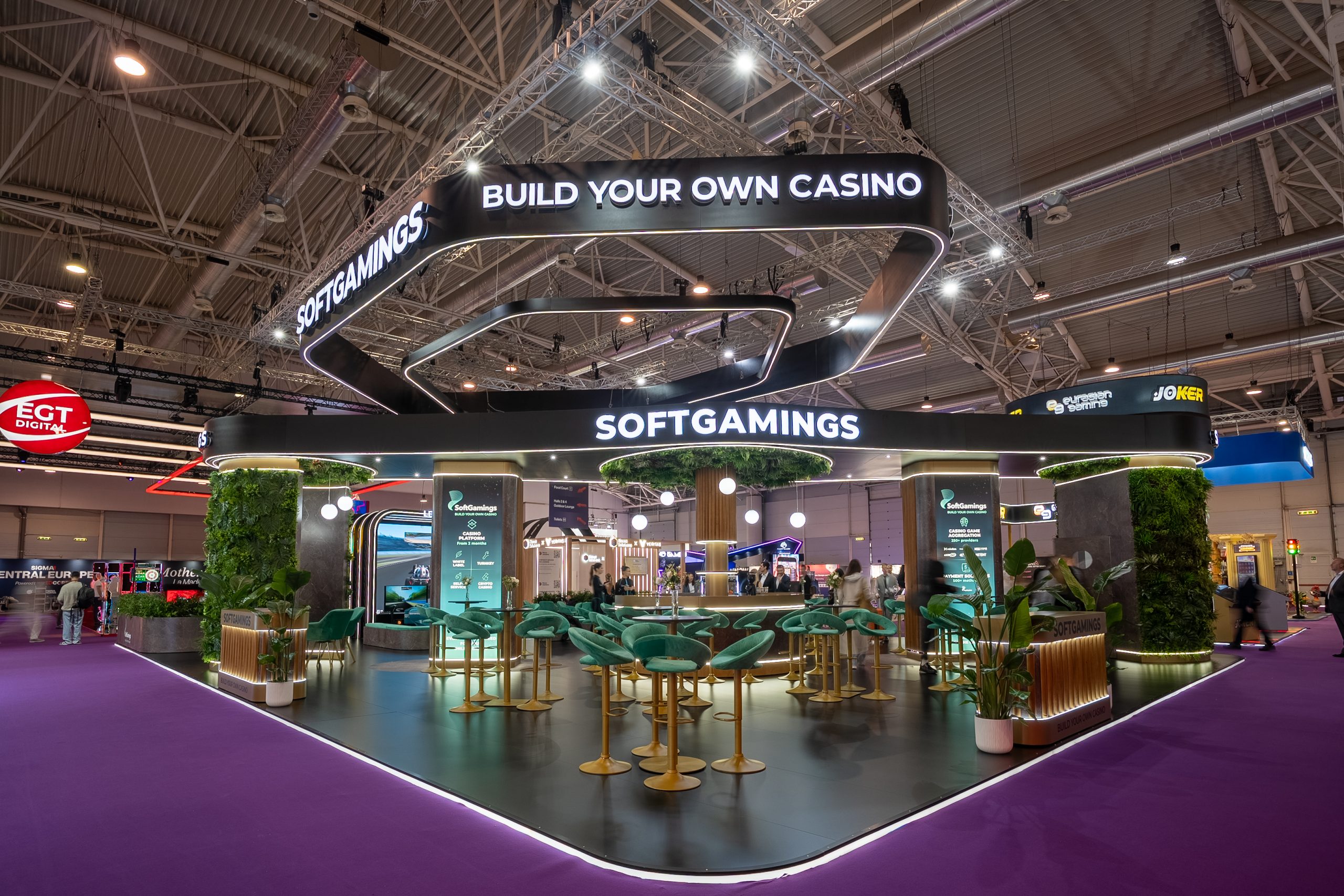 SoftGamings Exhibition Stand | 280sqm