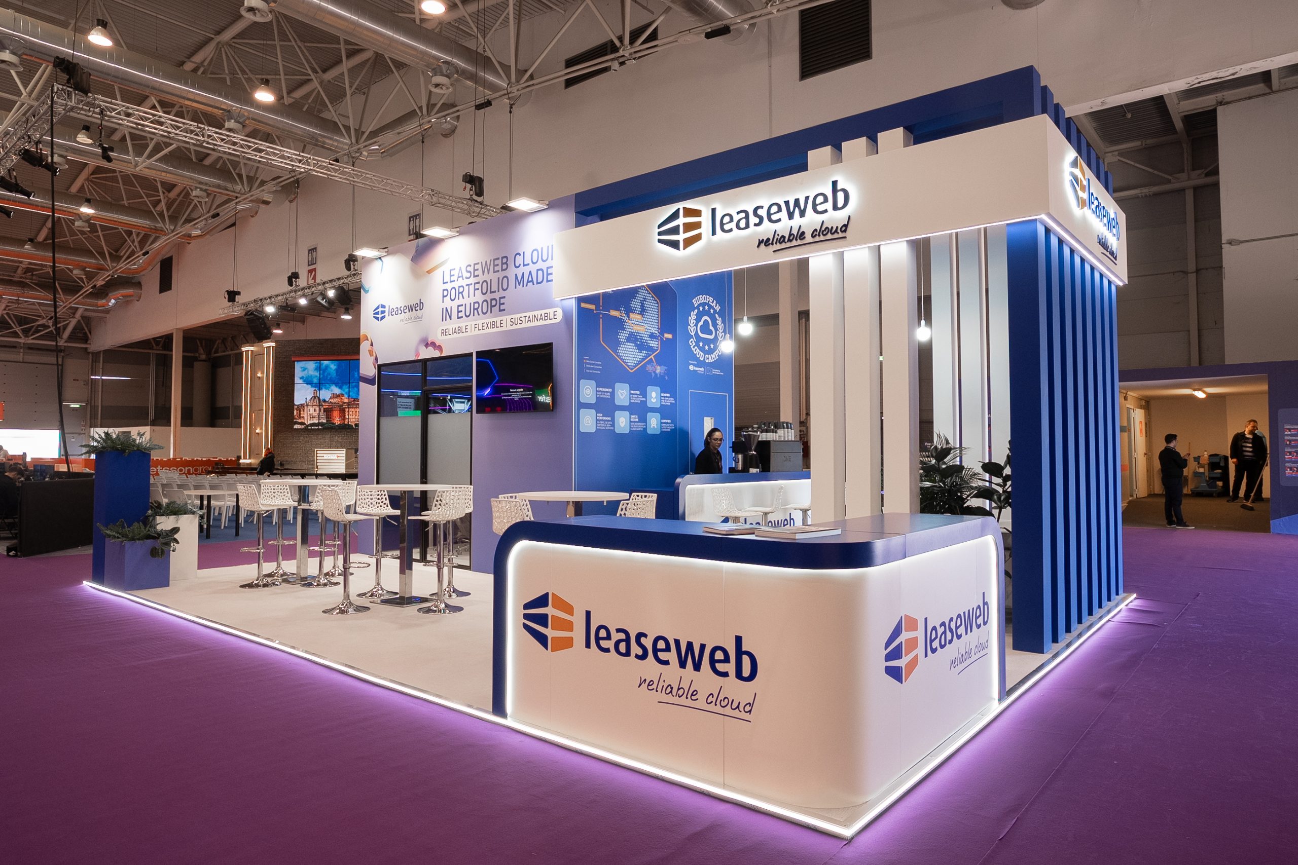 LeaseWeb Exhibition Stand | 51sqm