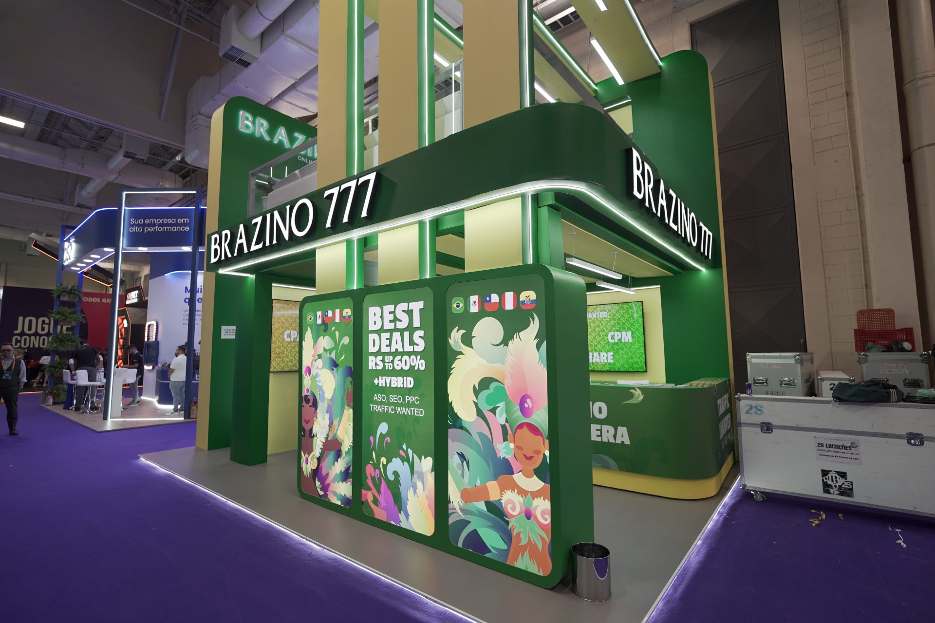 Brazino777 Exhibition Stand | 51sqm